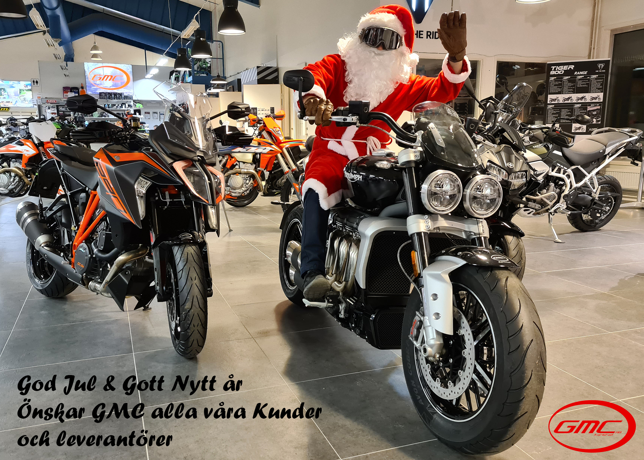 God Jul & Gott Nytt År önskar GMC alla våra kunder och leverantörer